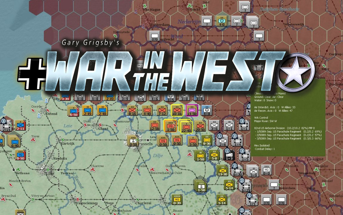 Gary Grigsby’s War in the West обзор с патчем 1.01.65 (2017 Steam Release)