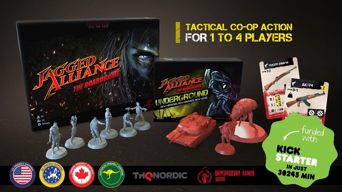 Jagged Alliance: The Boardgame